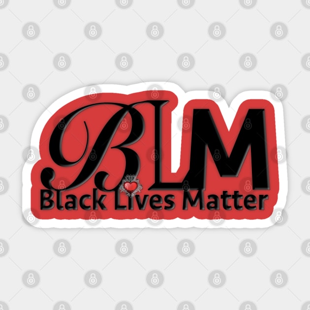 Black Lives Matter Sticker by JenStedman73